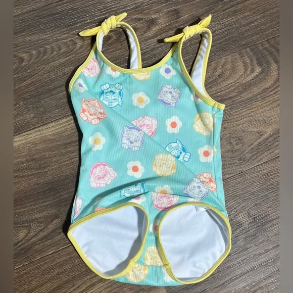 Preloved-PAW PATROL NICKELODEON Bathing Suit, One Piece Toddler Bathing Suit - Picture 4 of 8